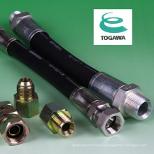 High pressure washing hose made of rubber. Manufactured by Togawa Rubber Co., Ltd. Made in Japan (car wash hose)